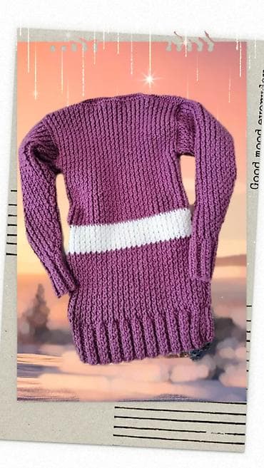 Džemper prelep novi, ručno pleteni vel L. Obim grudi 64 cm, dužina 67 na lalafo.rs — 1 Džemper prelep novi, ručno pleteni vel L. Obim grudi 64 cm, dužina 67 — 1