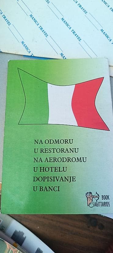Knjige – priručnici za učenje i pripremu: 1) Italijanski u svakoj