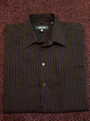 prsluk sa dva lica: Muška pamučna košulja Kenneth Cole vel. L Vrhunska elegentna — 9