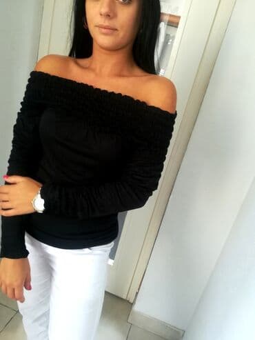 Super majica extra model i kvalitet uvoz Turska br S-M pamuk elastin