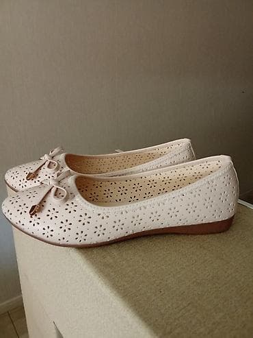 via spiga zenske cipele: Nove prelepe bež baletanke 40 broj. Unutrašnje gazište 25,5cm — 4