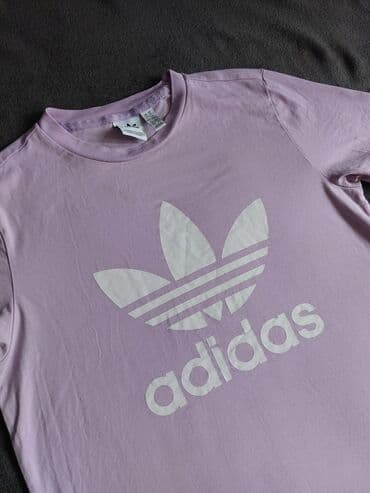 napapijri majice sa kragnom: Adidas, M (EU 38), Cotton, color - Pink — 2