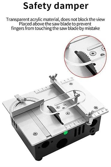 Ručni alati: Nova mala stona testera snaga 96W. Ima laserski izgravirane podeoke za — 9