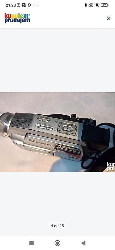 daljinski za tv sony: Panasonic miniDV kamkorder sa preklopnim LCD ekranom - Format — 4