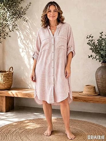 Haljine: 07. Košulja/haljina za punije
2XL 3XL 4XL 
Cena : 2.800 dinara H — 2