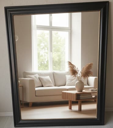 magično ogledalo: Ogledalo za zid, shape - Pravougaoni, Sa ramom, Upotrebljenо — 1