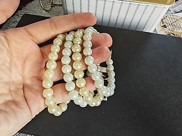 narukvice online shop: Set narukvica – 4 kom - Elastična narukvica od facetiranih perli u — 7