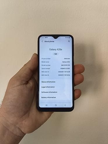 philips 223v: Samsung A20e dual sim, otključan za sve mreže. Ima 3/32 gb memorije — 5