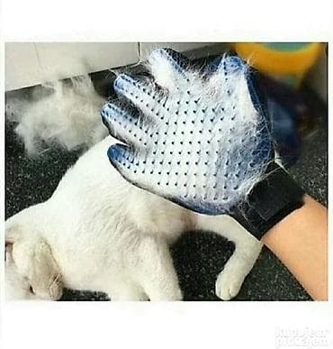 mačke iz bačke: True Touch petoprsta rukavica za uklanjanje otpale dlake (deshedding — 5