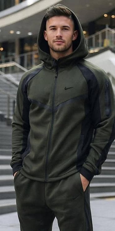 nike tech fleece l: Trenerka Nike, bоја - Crna — 5