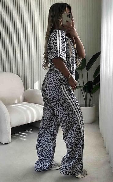 salonke sive: 🔥Ženski komplet trenerke sa animal printom
✅3200 din — 1