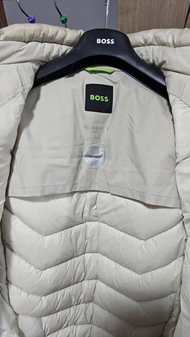 Coats and trench coats: Muška zimska jakna – bež. L,XL,XXL - Topla, pufnasta jakna sa visokim — 10