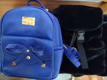 new yorker majice: Ženski rančići novo. Plavi 25 x 20 x 10 cm ima džepiće unutra jedan sa — 1