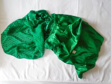 tunika boho style: S (EU 36), Svila, bоја - Zelena — 3
