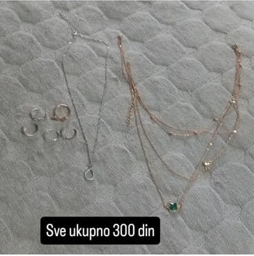 zlatni novčanik: Set: Ogrlica, Materijal: Cirkon — 1