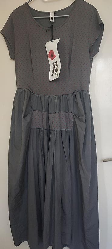 patike leskovac: Italijanska haljina L/XL 1800 din.Crna Zara pamucna cipka sa elastinom — 1
