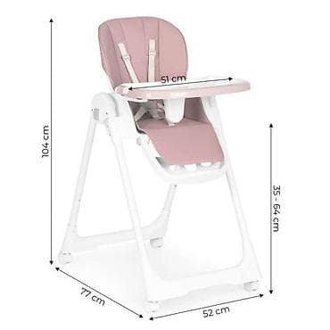 polovne barske stolice: ECOTOYS stolica za hranjenje – Pink (Šifra: HA-013 PINK-250) — 7