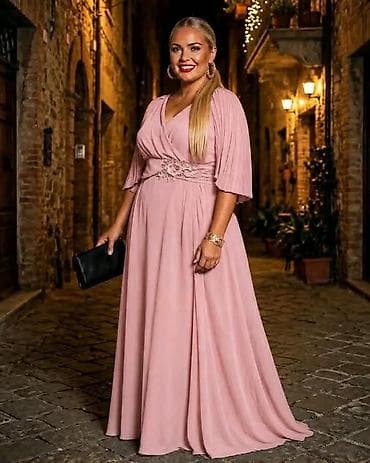 barby extra: Elegantna duga večernja haljina - Model: maxi kroj sa A-linijom i — 1