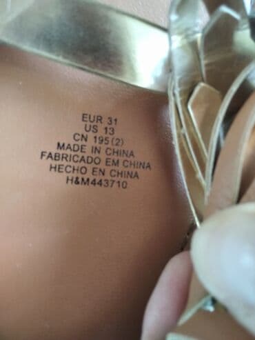 pantalone za svaki dan: Sandale, H&M, Veličina - 31 — 12