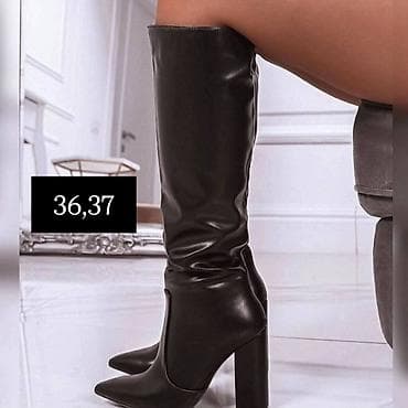 Trainers: High boots, color - Black — 3