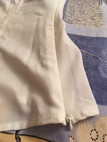 svecane tunike za punije dame: 2XL, Jednobojni, bоја - Bela — 9