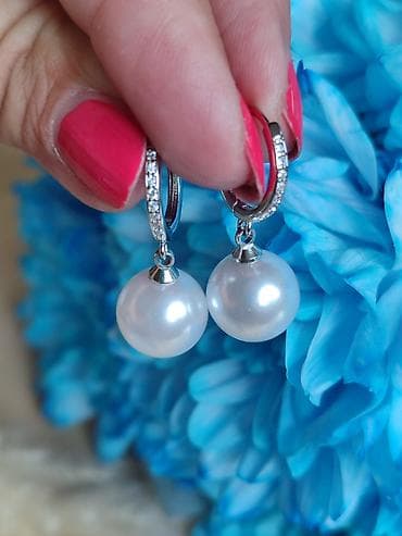 Minđuše: Minđuše zig 925 - Materijal: srebro - Model: viseće alke sa — 1