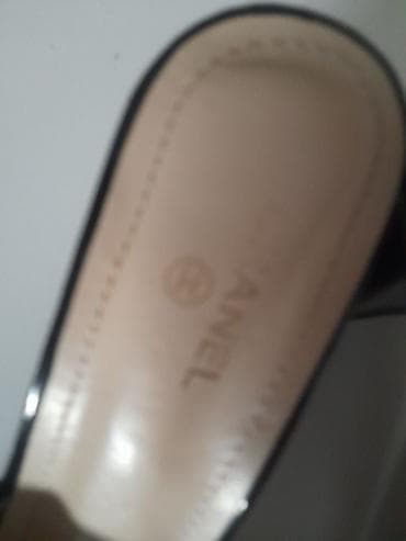 Slippers: Crne klompe/sandale sa blok potpeticom, Chanel Paris, veličina 39. - — 6