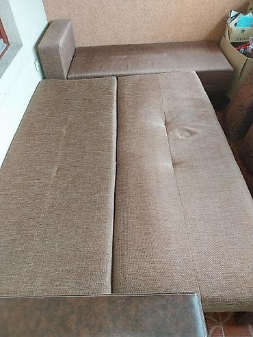 Dečiji nameštaj: Ugaona garnitura na razvlačenje - Oblik: L (ugaona), sa nižim — 3