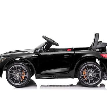 Children's Electric Cars: Mercedes GT R AMG – Dečiji auto na akumulator (crni), licencirani — 2