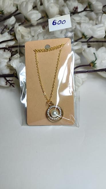 materijal za nakit: Ogrlica sa privjeskom – zlatna boja - Lančić u zlatnoj boji sa — 2