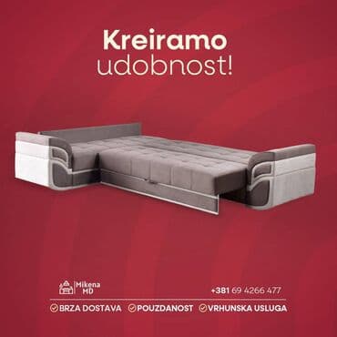 mreza za igracke: 🛋 Ugaona garnitura 4 ✔️ Na razvlačenje – idealna za spavanje! 📏 — 1