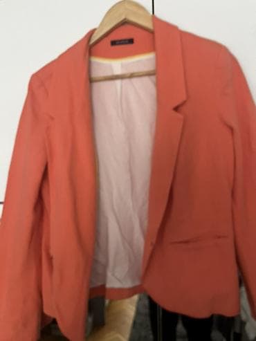 iqos lil solid boje: Ženski blejzer u jarko koralno/narandžastoj boji. - Kroj: klasičan s — 1