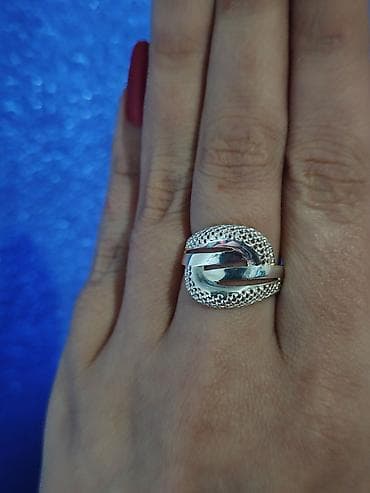 burma prsten: Srebrni prsten vel 18mm — 5