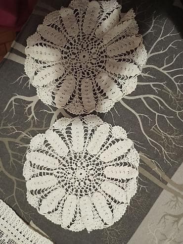 kuhinjske krpe cena: Milje. Heklani. Raznih. Oko 20 imam manjih Deblji konac — 10