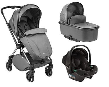cybex kolica 3u1 cena: KIKKA BOO kolica LANAH grey set 3u1 sa tvrdom korpom i autosedištem — 1