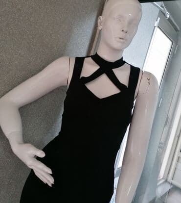 S (EU 36), color - Black, Evening, Without sleeves