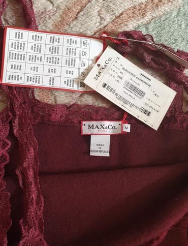 majice ispod sakoa: M (EU 38), color - Burgundy — 1