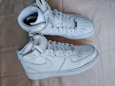 vans 38,5: Nike Air Force 1 High, bele Ug 24cm - Model: Nike Air Force 1 High - — 3