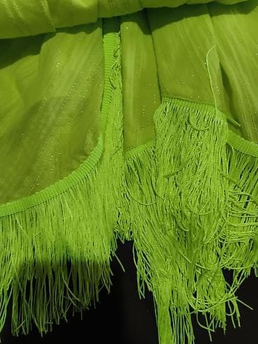 versace eros cena: Neon zeleno haljina-košulja sa resamam m do l - Model: midi — 8