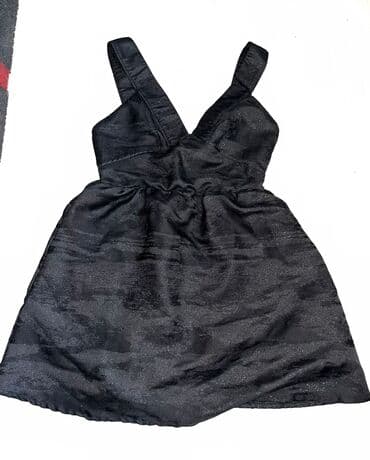 bela boho haljina: H&M M (EU 38), color - Black, Evening, With the straps — 1