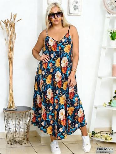 numoco haljine: Letnja haljina na bretele – midi dužina, cvetni print
2000 din
Do xxl — 8