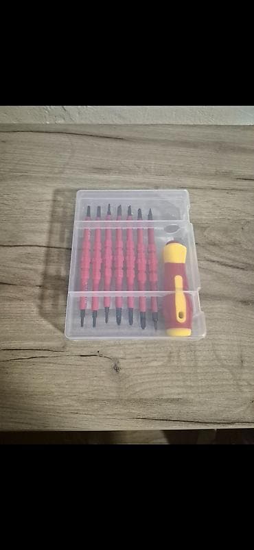 testere za tehnicko: Set preciznih šrafcigera – 8 delova u kutiji - Višenamenski set sa — 3