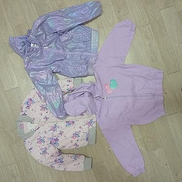 nike air force 1 sive: Komplet dečjih jakni/džempera – 3 komada (lila i pastelne nijanse) - — 2