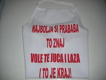 dekor kanjiza: Kecelje stampa po zelji cena 1700din
♦ — 7