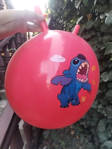 ecco baletanke: Stitch lopta za skakanje – prečnik 35 cm - Vesela skakaća lopta sa — 2