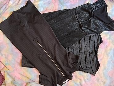 c.a.n.d.a collection: Set od 3 elegantne crne haljine. 1) Haljina 1: - Kroj: uska, midi — 1