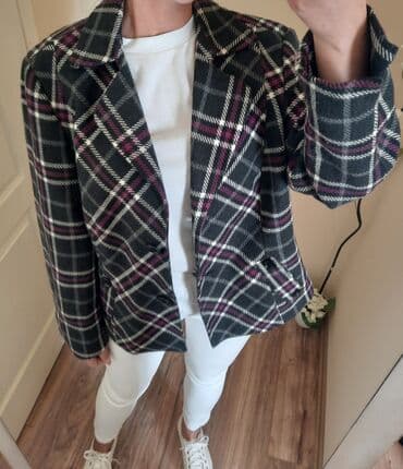 pantalone push up: 7Arrows, L (EU 40), Wool, Plaid — 2