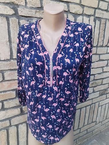 polyester materijal: Viskozna majica XL, super očuvana. - Materijal: meka i rastegljiva — 1