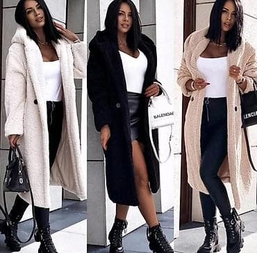 next kaputi: Ženski teddy kaput – dugi, topli i mek na dodir - Kroj: ravna, lagano — 3