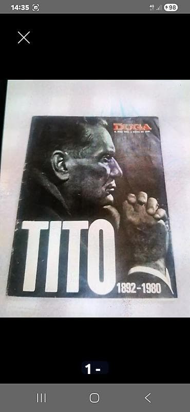 stoni fudbal igracka za decu: Kolekcija štampanih izdanja posvećenih Josipu Brozu Titu - Specijal — 2